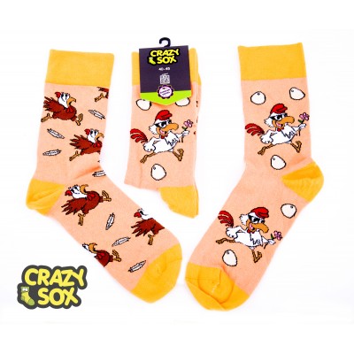 ЧОРАПИ МЪЖКИ CRAZY SOX ПЕТЕЛ2 № 40-45 ЧИФТ